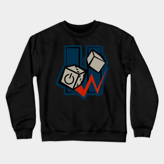 Power Dice Crewneck Sweatshirt by 10 Ugly Merchants